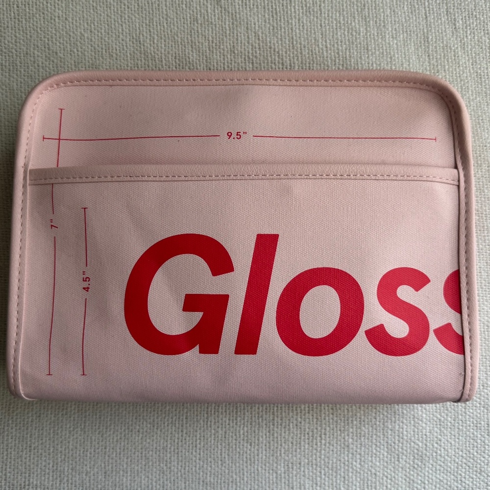 Glossier makeup bag